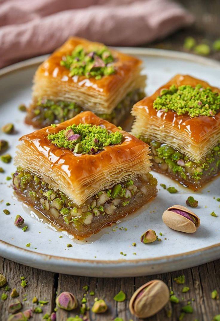 Pistachio baklava